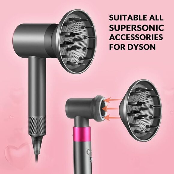 Diffuser and Adaptor for Dyson Air wrap Styler Into A Hair Dryer Combination - Picture 3 of 8